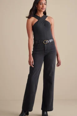 sleeveless|pullovers-Soft Surroundings Tayla Top Black