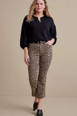 Everyday Styles|leggings-Soft Surroundings Ultimate Denim Kick Flare Jeans Cielo Wash
