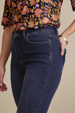 Everyday Styles|Wear Now Styles-Soft Surroundings Ultimate Denim Skinny Ankle Jeans Black