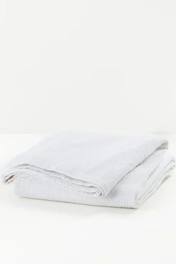 quilts, coverlets & duvet covers|blankets & throws-Soft Surroundings Waffle Matelassé Quilt White